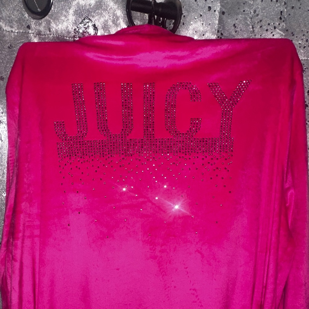 Juicy Couture pink bling robe